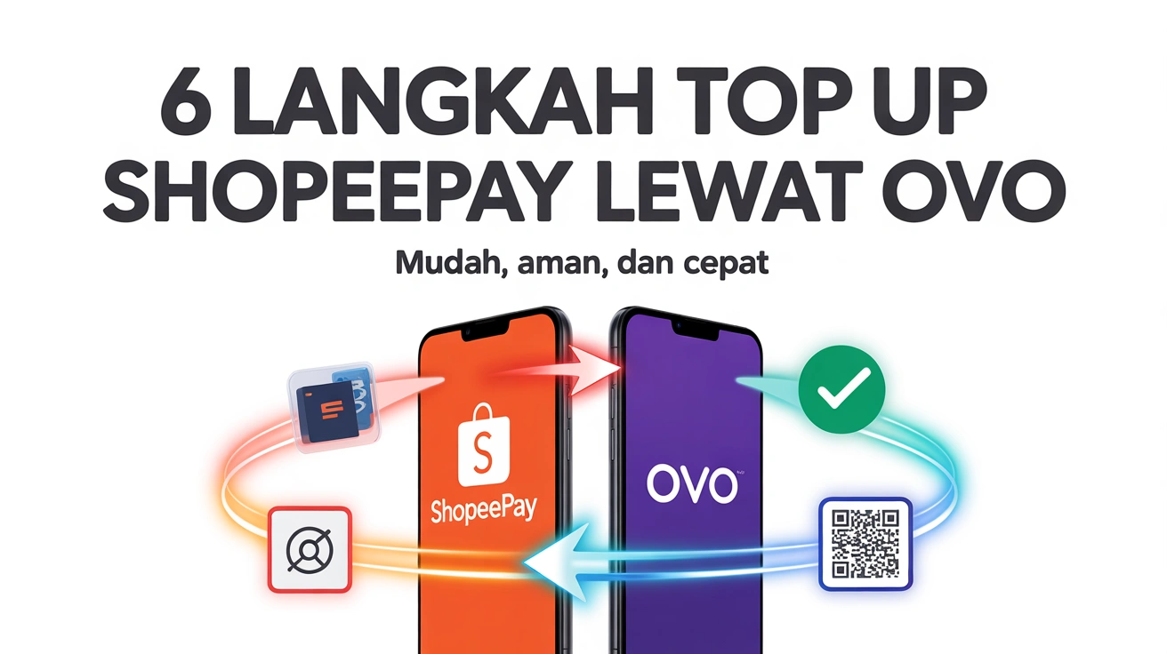 6 Langkah Top Up ShopeePay Lewat OVO: Cepat, Murah, Aman