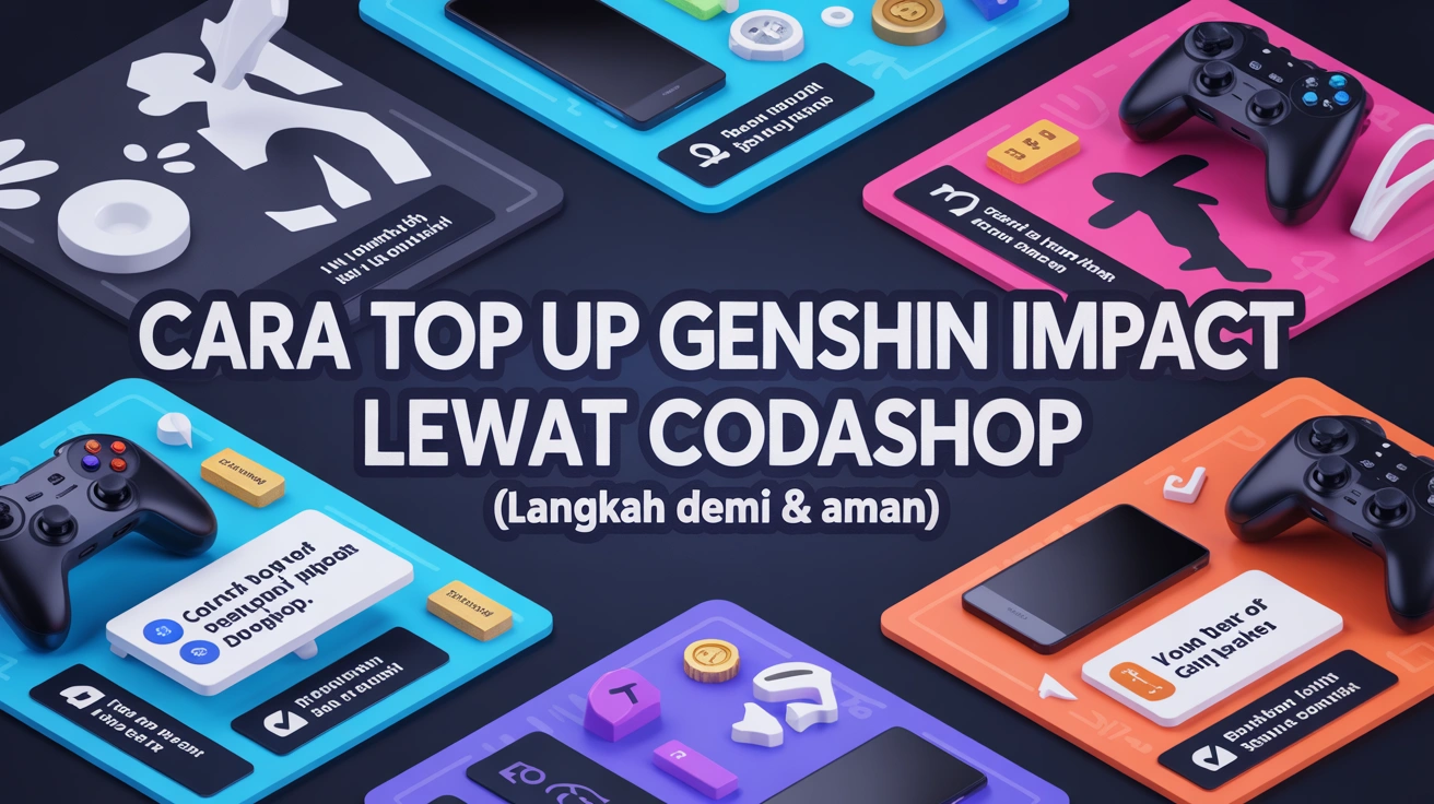 Cara Top Up Genshin Impact Lewat Codashop Langkah demi Langkah (Resmi & Aman)