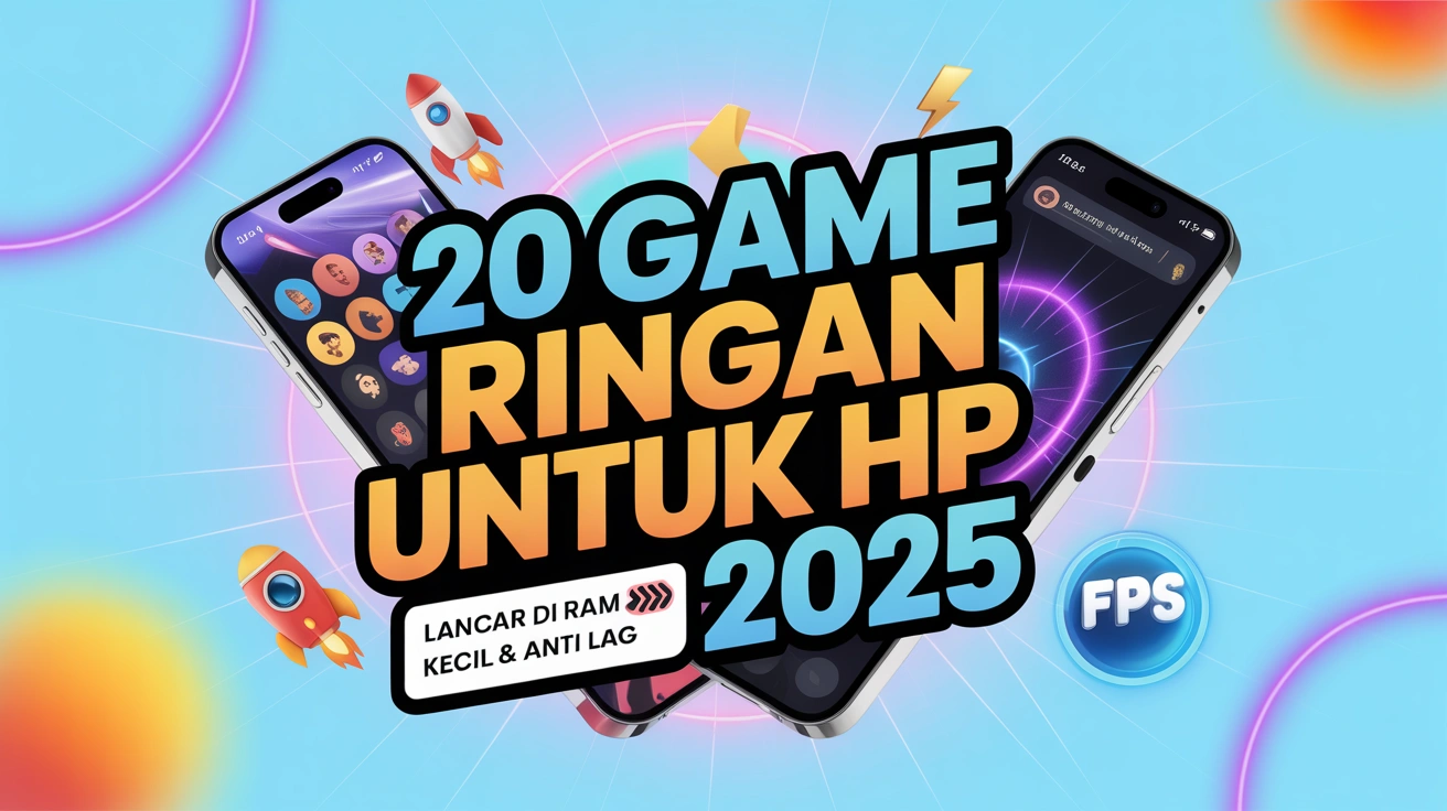 20 Game Ringan untuk HP 2025: Lancar di RAM Kecil & Anti Lag