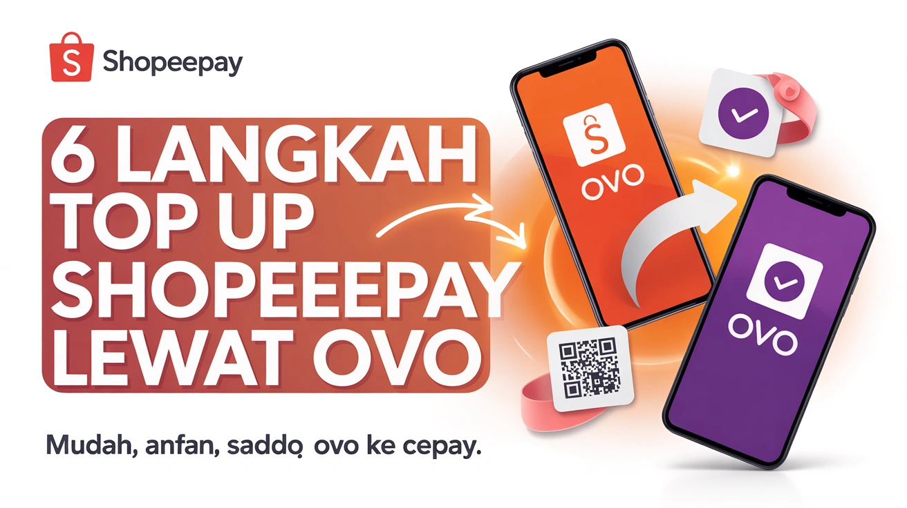6 Langkah Top Up ShopeePay Lewat OVO: Cepat, Murah, Aman