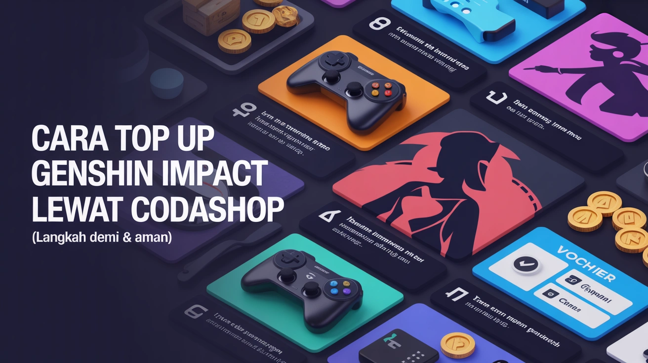 Cara Top Up Genshin Impact Lewat Codashop Langkah demi Langkah (Resmi & Aman)