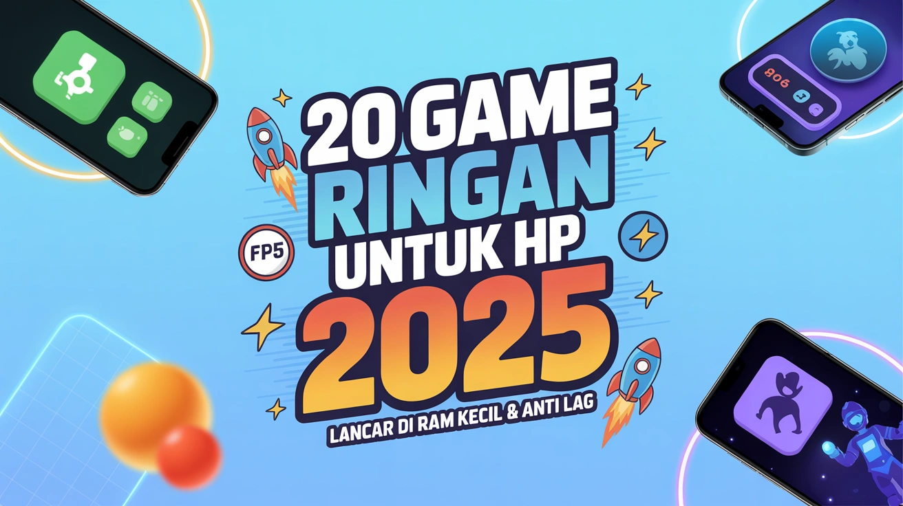 20 Game Ringan untuk HP 2025: Lancar di RAM Kecil & Anti Lag