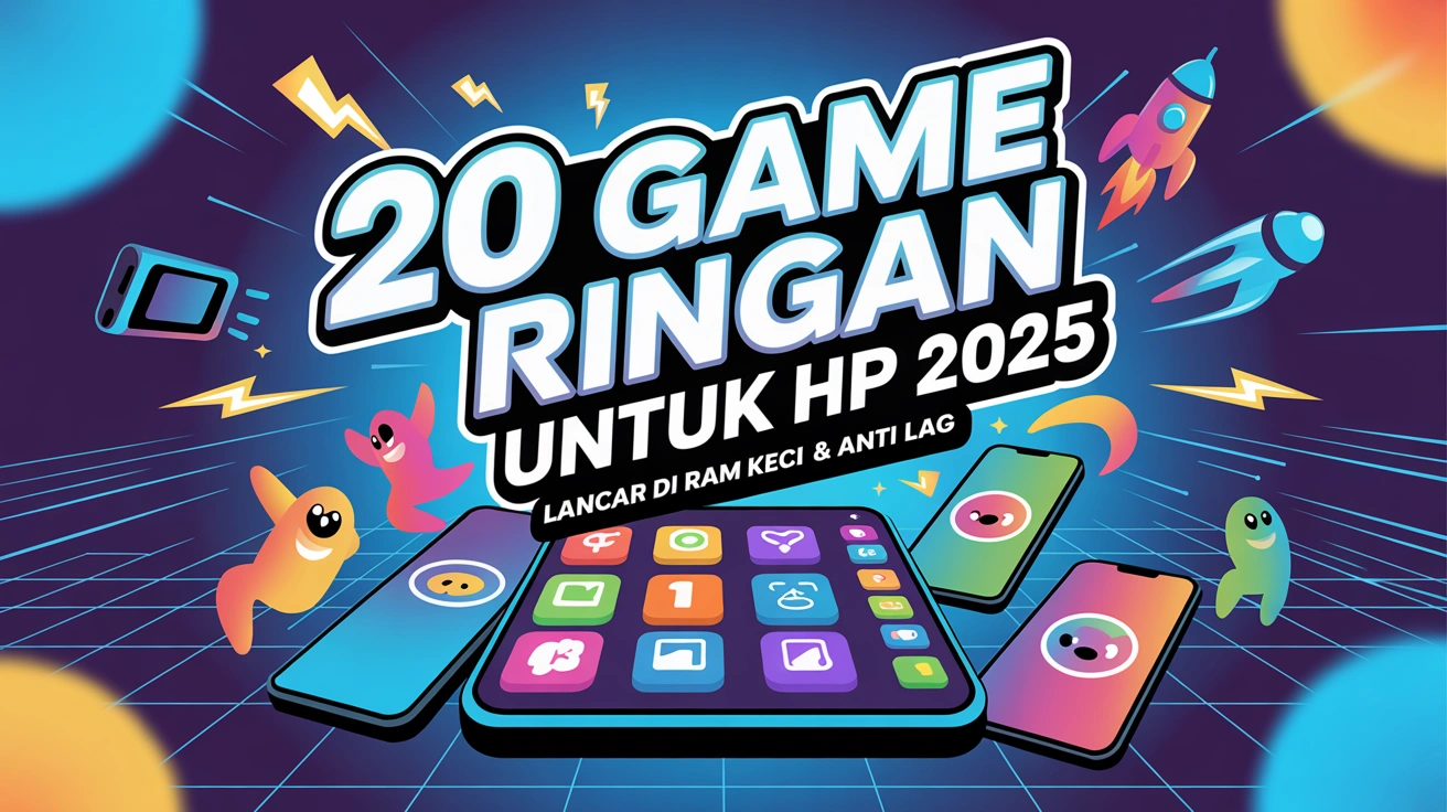 20 Game Ringan untuk HP 2025: Lancar di RAM Kecil & Anti Lag