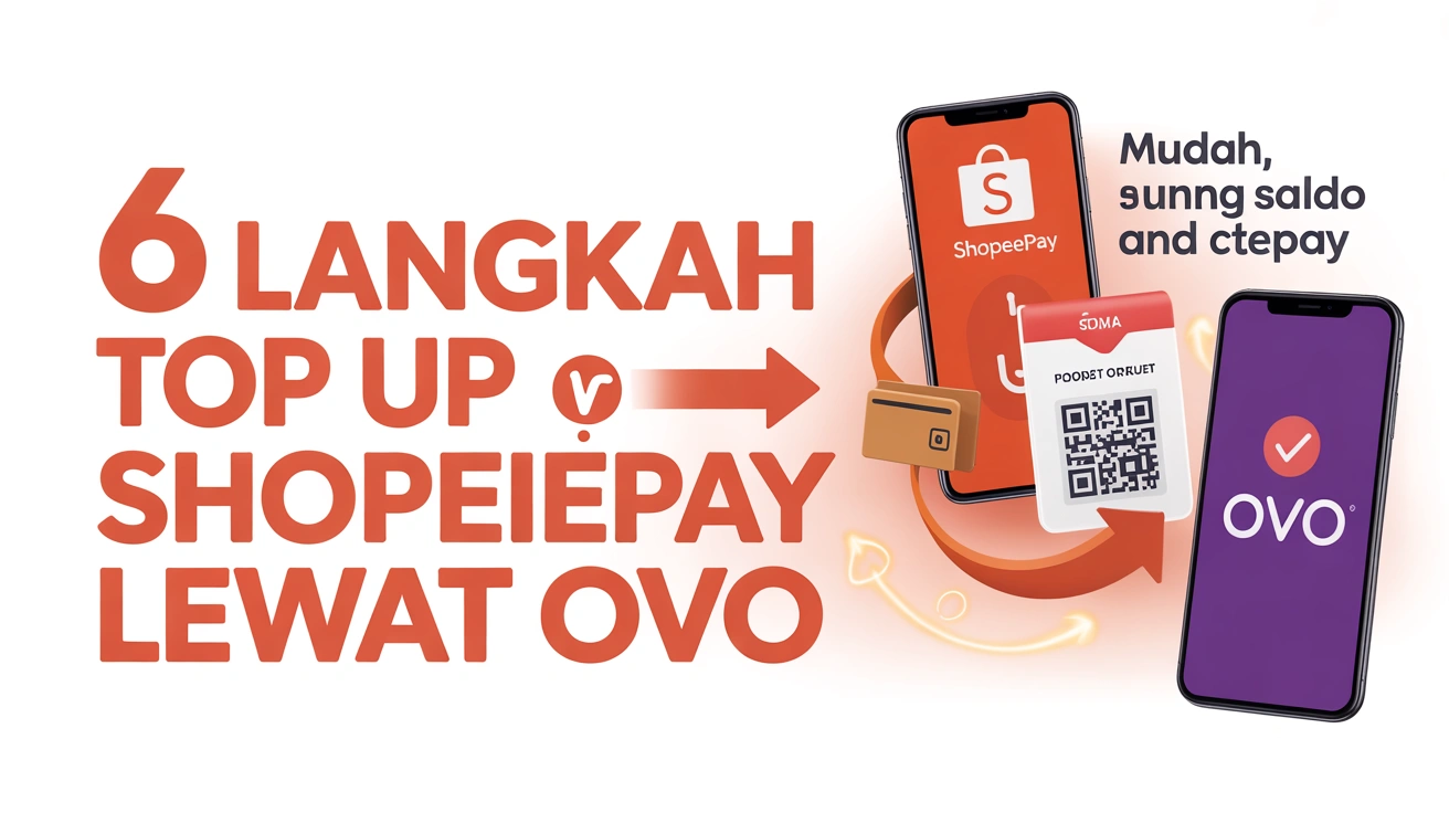6 Langkah Top Up ShopeePay Lewat OVO: Cepat, Murah, Aman