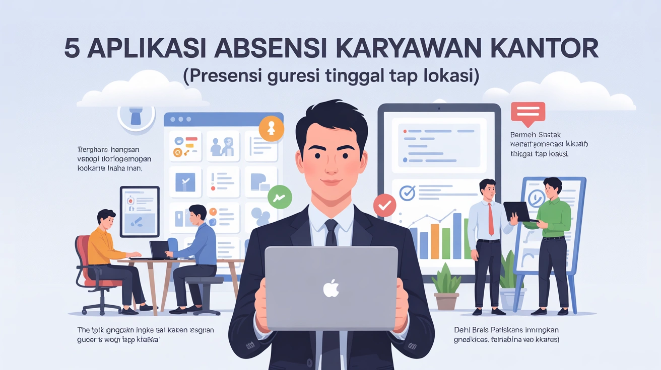 5 Aplikasi Absensi Karyawan Kantor Berbasis GPS (Presensi Tinggal Tap Lokasi)