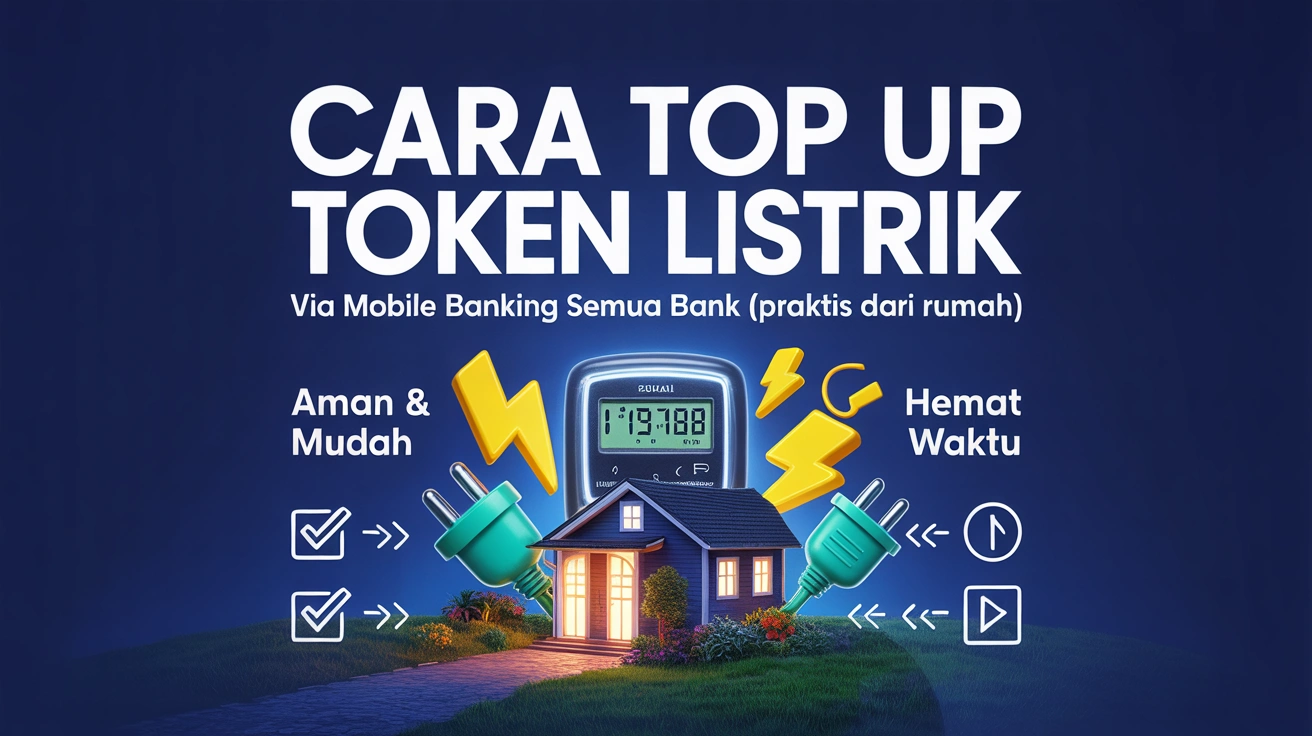Cara Top Up Token Listrik via Mobile Banking Semua Bank (Praktis dari Rumah) 2025