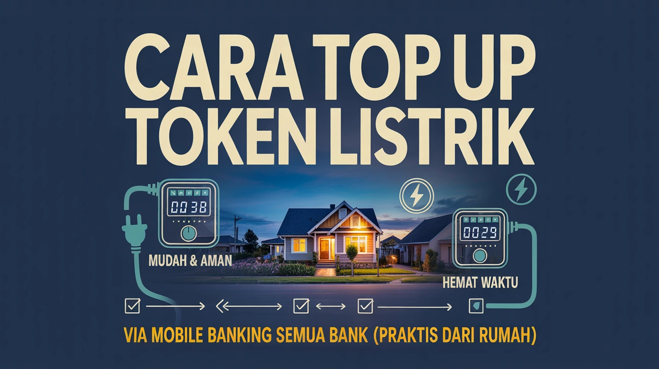 Cara Top Up Token Listrik via Mobile Banking Semua Bank (Praktis dari Rumah) 2025