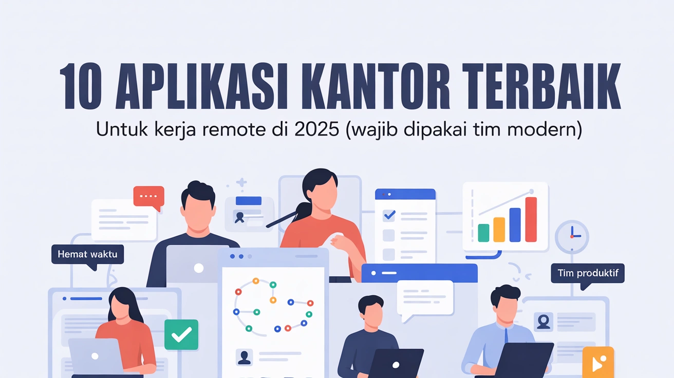 10 Aplikasi Kantor Terbaik untuk Kerja Remote di 2025 (Wajib Dipakai Tim Modern)
