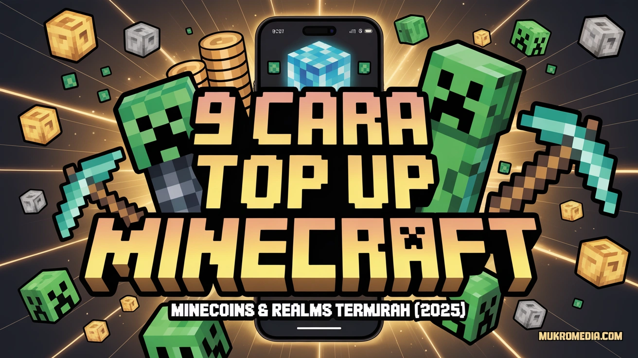 9 Cara Top Up Minecraft: Minecoins & Realms Termurah (2025)