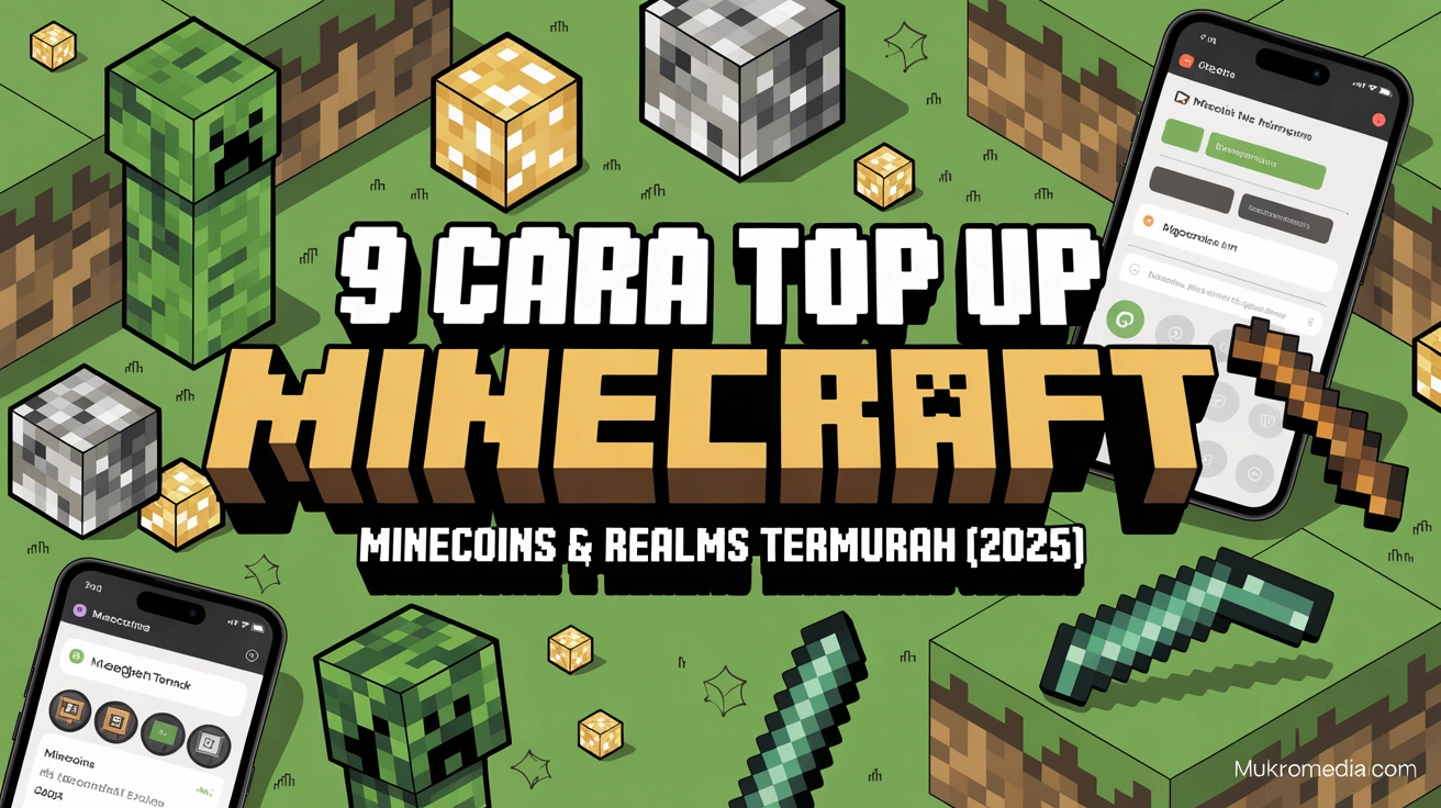 9 Cara Top Up Minecraft: Minecoins & Realms Termurah (2025)