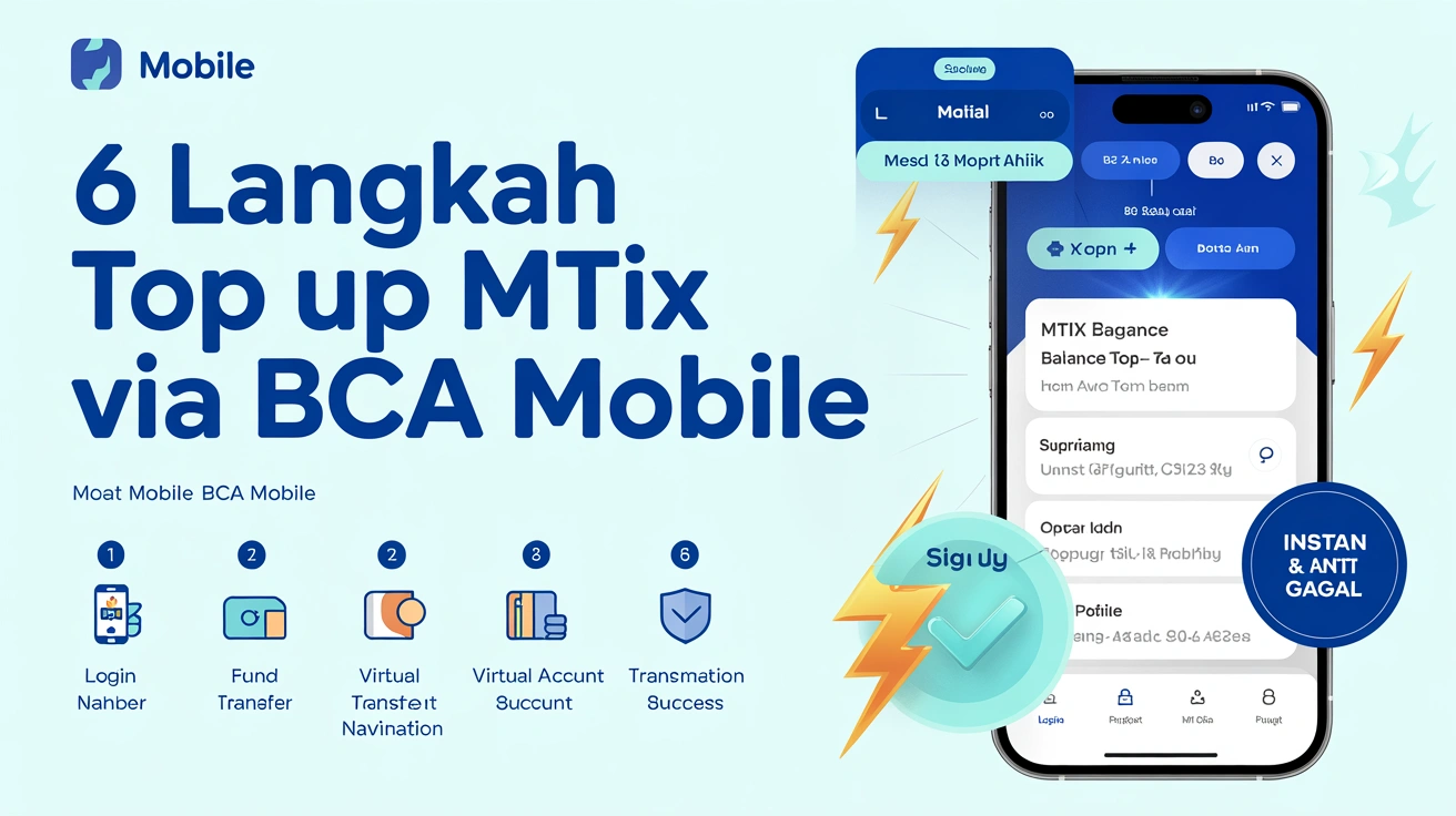 6 Langkah Top Up MTix via BCA Mobile: Instan & Anti Gagal 3 6 Langkah Top Up MTix via BCA Mobile: Instan & Anti Gagal