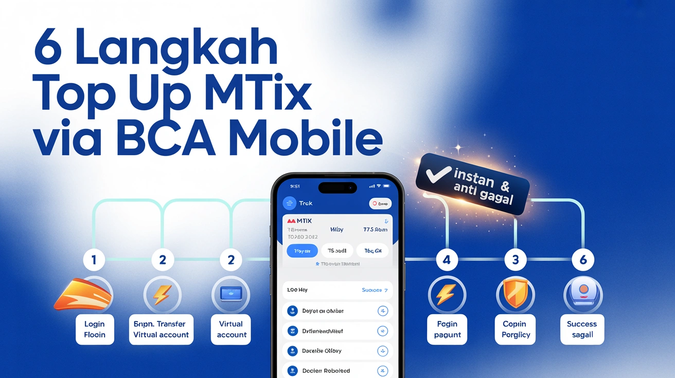 6 Langkah Top Up MTix via BCA Mobile: Instan & Anti Gagal 4 6 Langkah Top Up MTix via BCA Mobile: Instan & Anti Gagal
