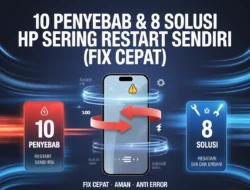 10 Penyebab & 8 Solusi HP Sering Restart Sendiri (Fix Cepat)