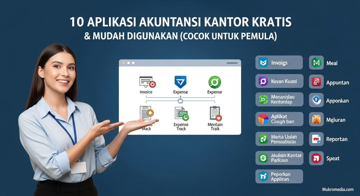 10 Aplikasi Akuntansi Kantor Kecil Gratis & Mudah Digunakan (Cocok untuk Pemula)