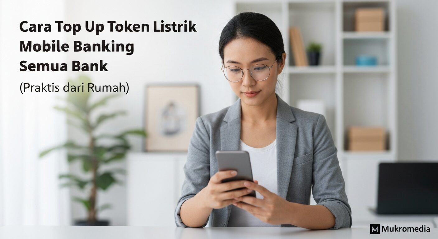 Cara Top Up Token Listrik via Mobile Banking Semua Bank (Praktis dari Rumah) 2025
