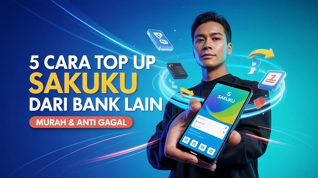 5 Cara Top Up Sakuku dari Bank Lain: Murah & Anti Gagal