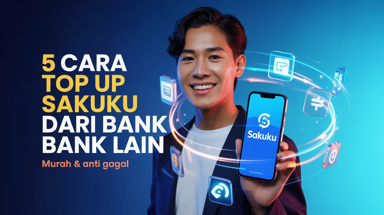5 Cara Top Up Sakuku dari Bank Lain: Murah & Anti Gagal