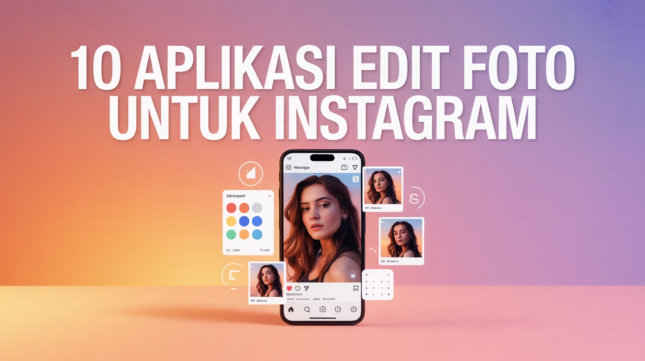 10 Aplikasi Edit Foto untuk Instagram Aesthetic 2025 (Gratis & Mudah)