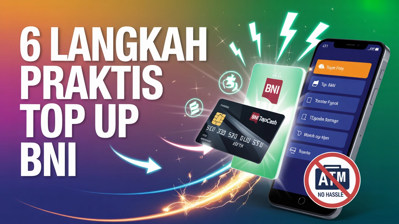 6 Langkah Praktis Top Up BNI TapCash: ATM, NFC & Retail