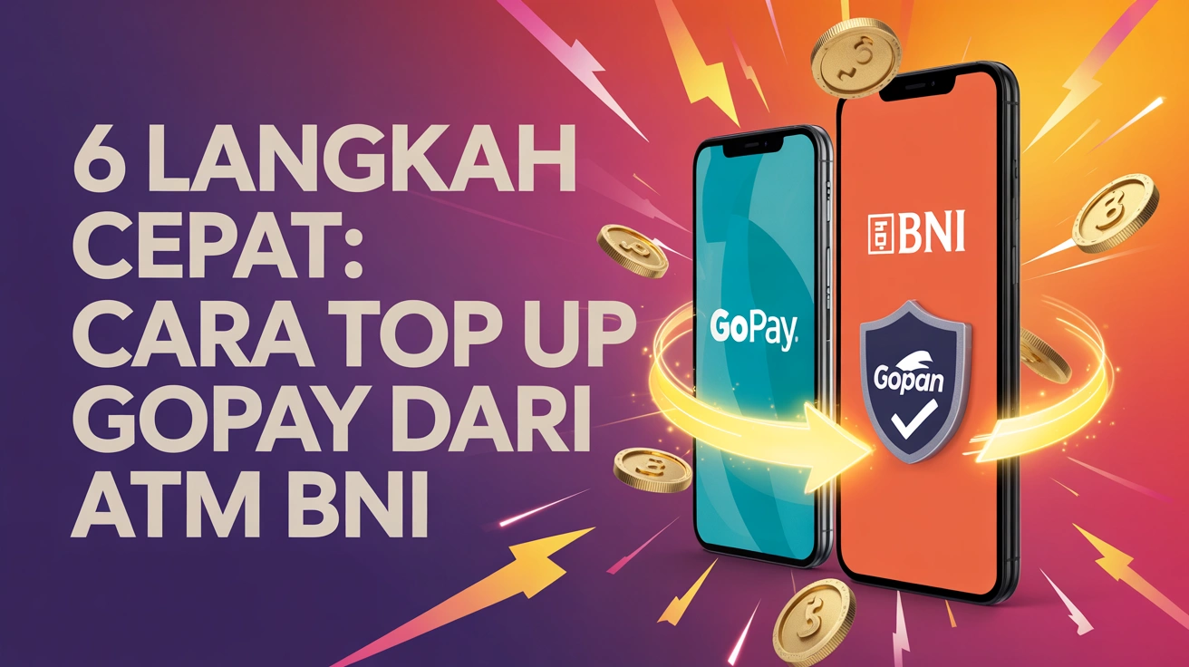 6 Langkah Cepat: Cara Top Up GoPay dari ATM BNI