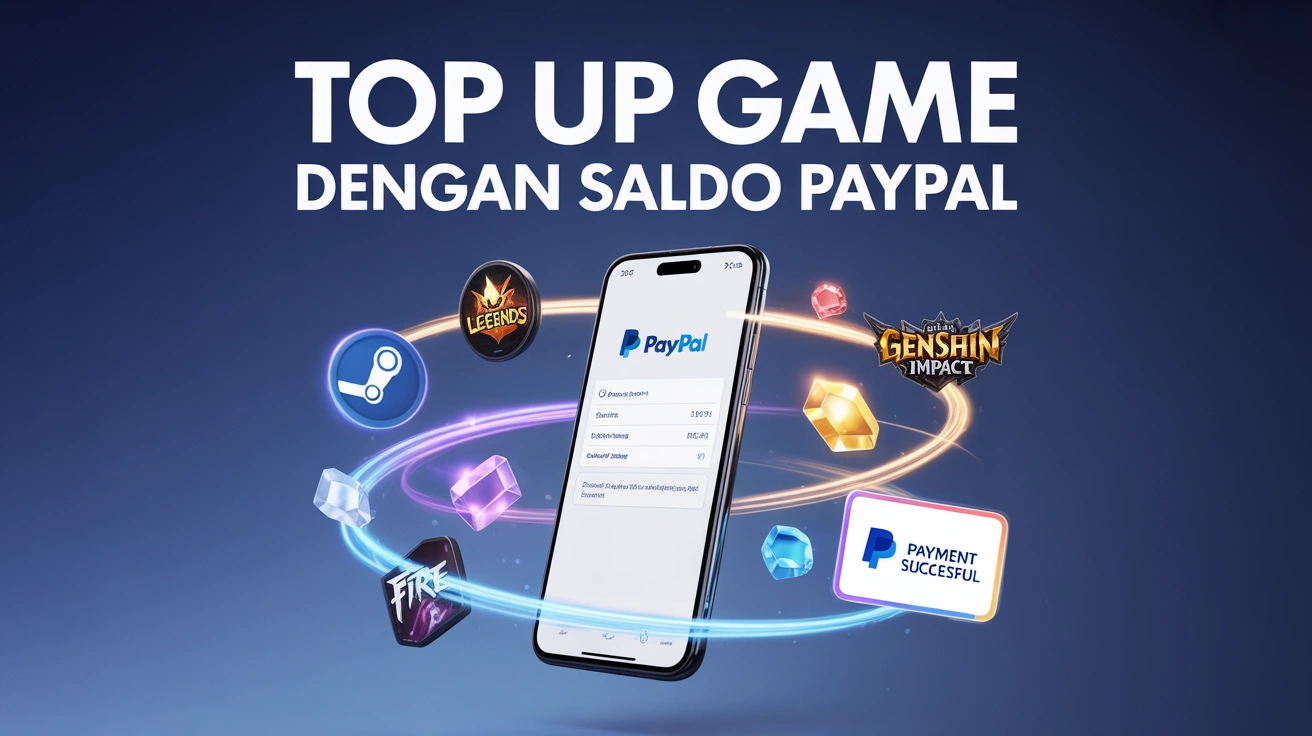 7 Langkah Cerdas Top Up Game dengan Saldo PayPal (+Tips Kurs Hemat)