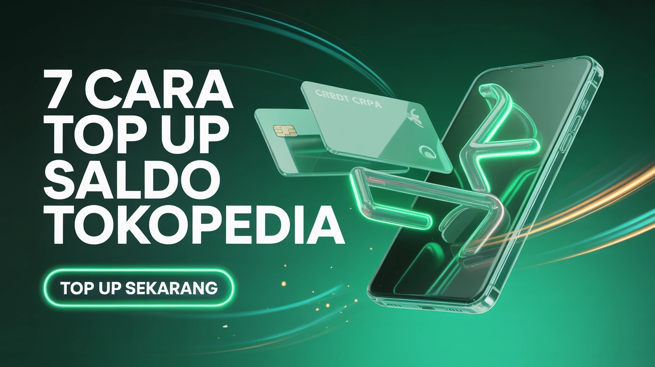 7 Cara Top Up Saldo Tokopedia Paling Cepat: VA, QRIS, e-Wallet & Gerai (2025)