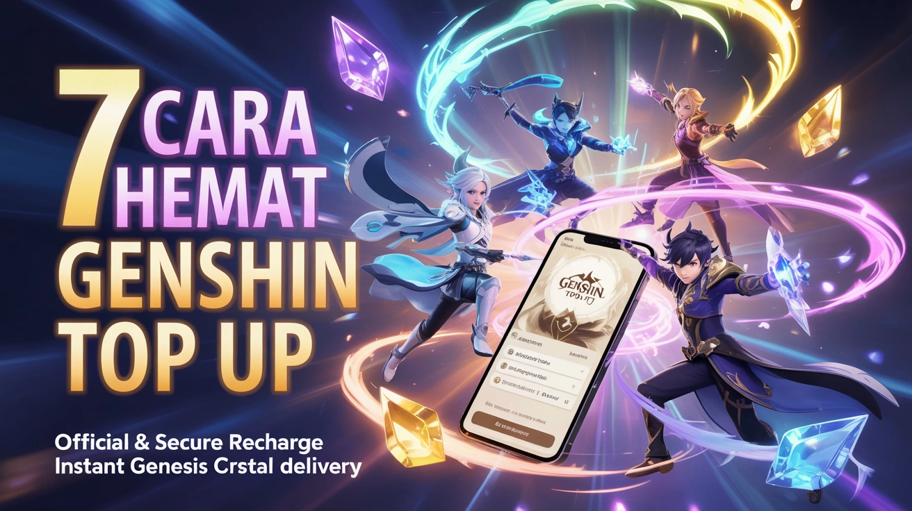 7 Cara Hemat Genshin Top Up: Genesis Crystals Resmi & Instan (2025)