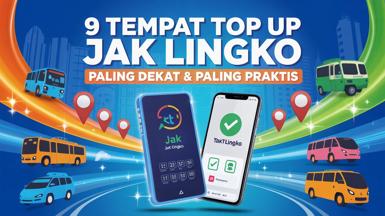 9 Tempat Top Up Jak Lingko: Paling Dekat & Paling Praktis