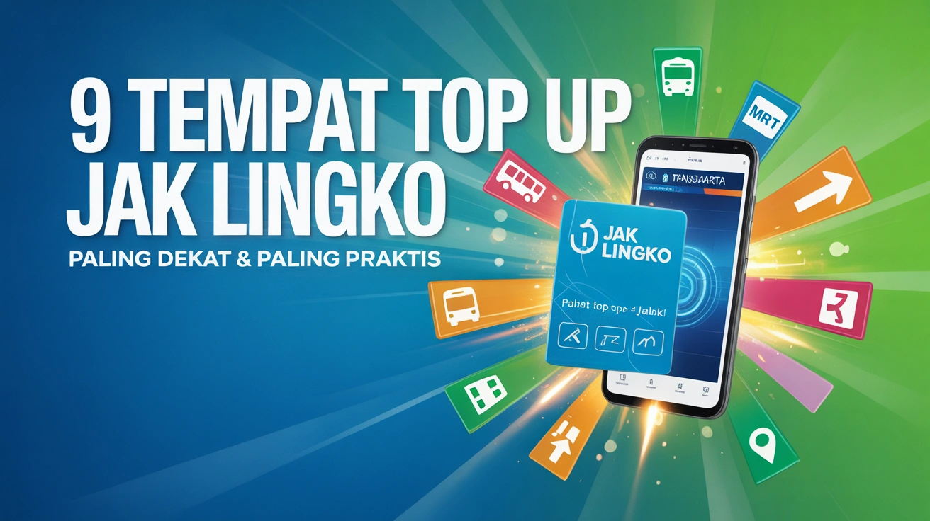 9 Tempat Top Up Jak Lingko: Paling Dekat & Paling Praktis