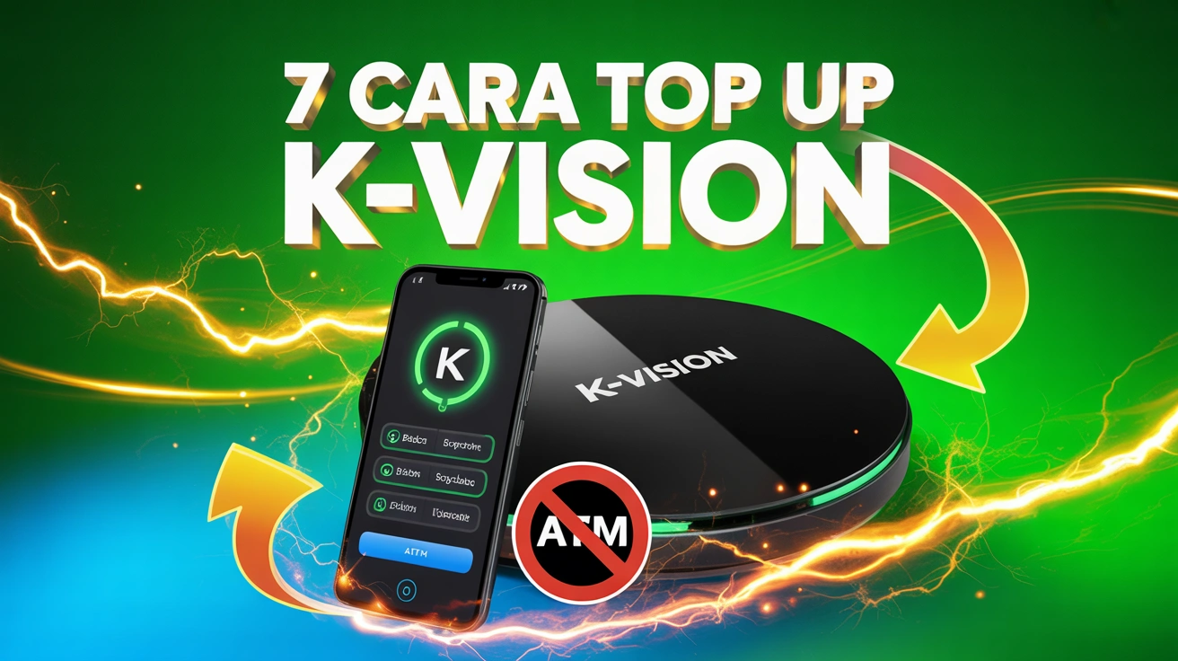 7 Cara Top Up K-Vision via m-Banking, ATM & Minimarket (Terbaru 2025)