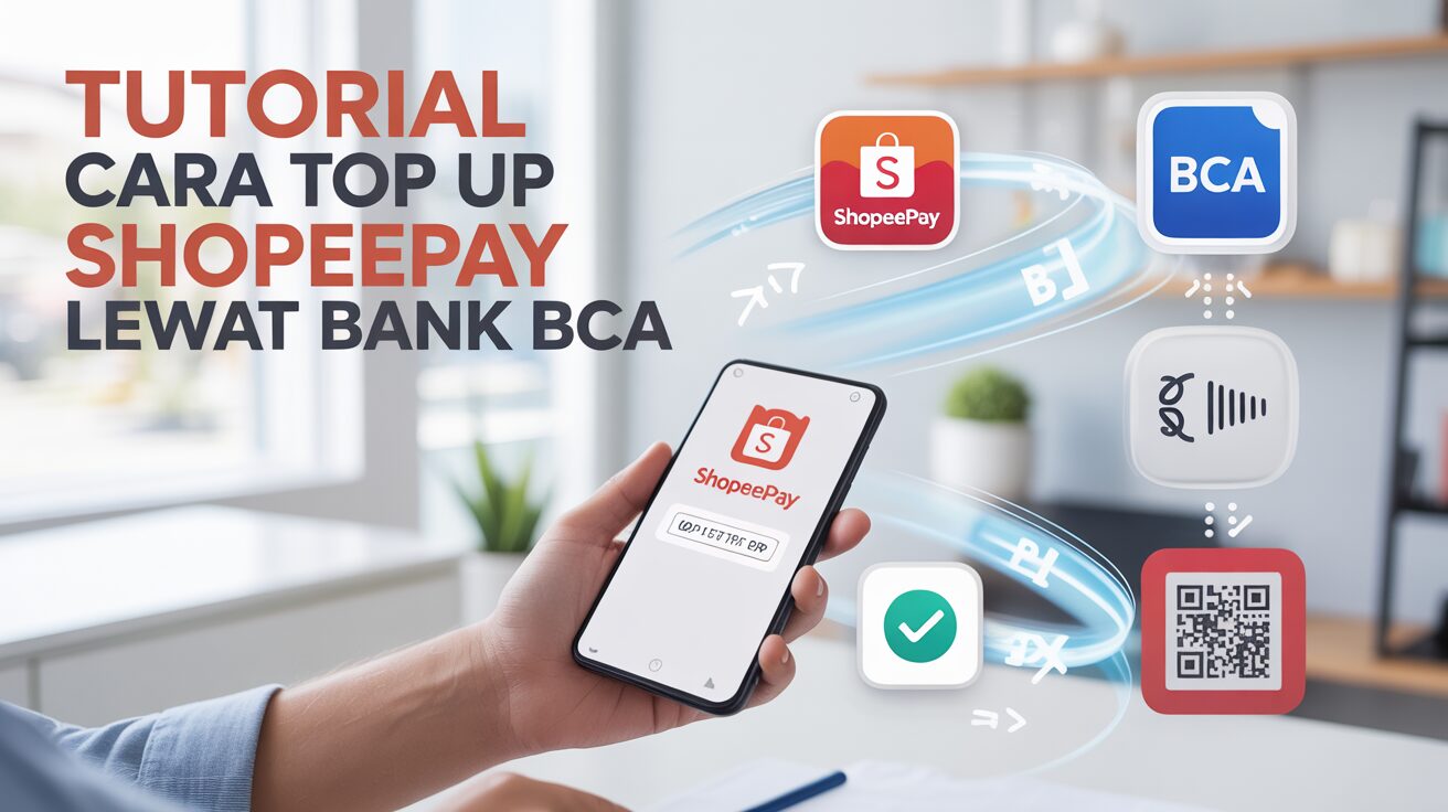 7 Langkah Praktis: Tutorial Cara Top Up ShopeePay Lewat Bank BCA (m-BCA, ATM, KlikBCA)