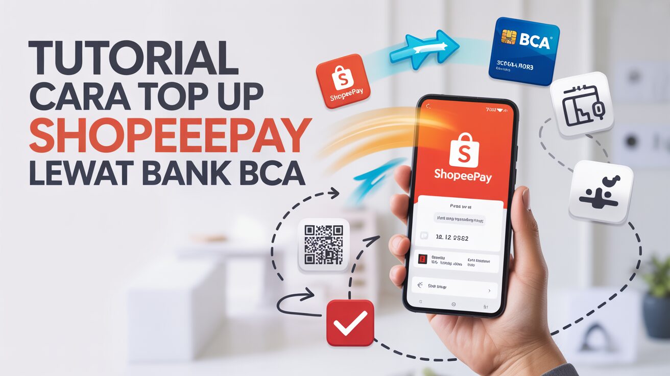7 Langkah Praktis: Tutorial Cara Top Up ShopeePay Lewat Bank BCA (m-BCA, ATM, KlikBCA)