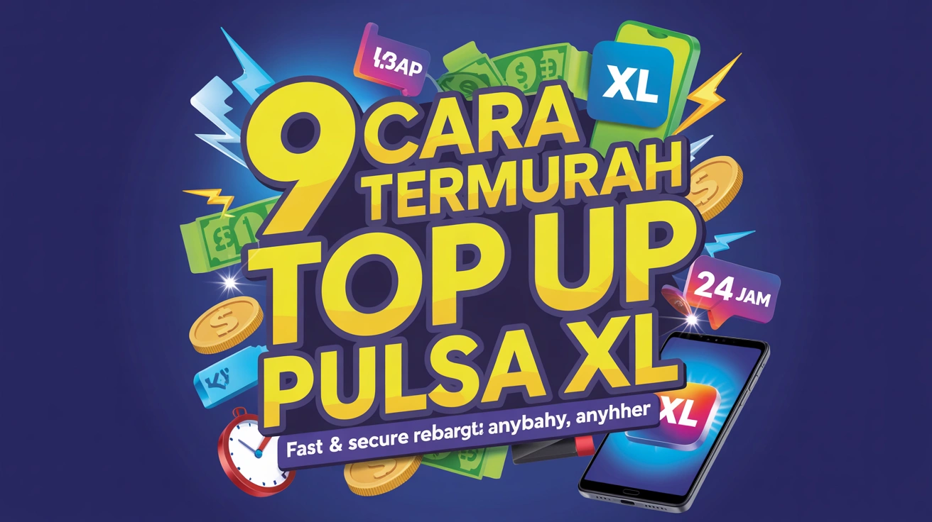 9 Cara Termurah Top Up Pulsa XL: Instan, Aman, Banyak Promo