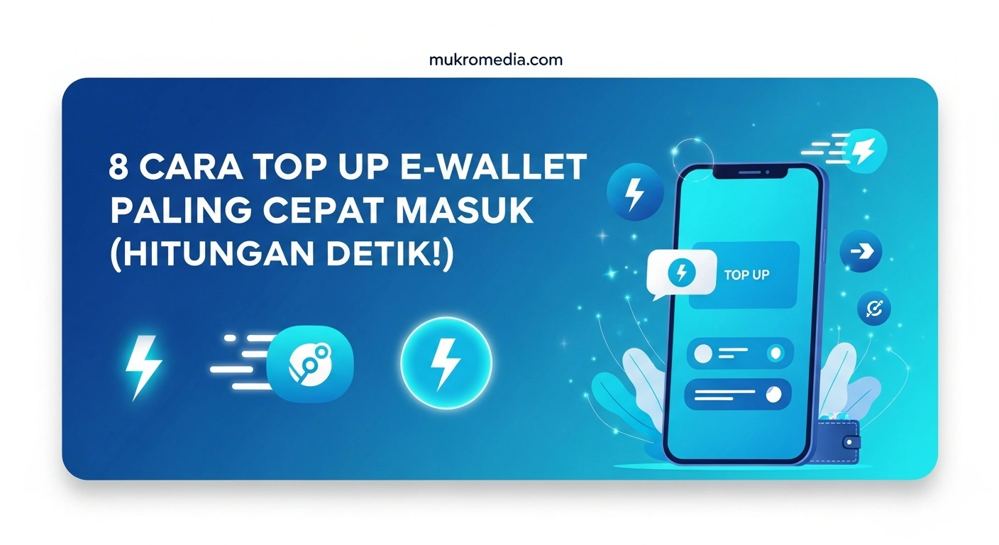 8 Cara Top Up E-Wallet Paling Cepat Masuk (Hitungan Detik!)