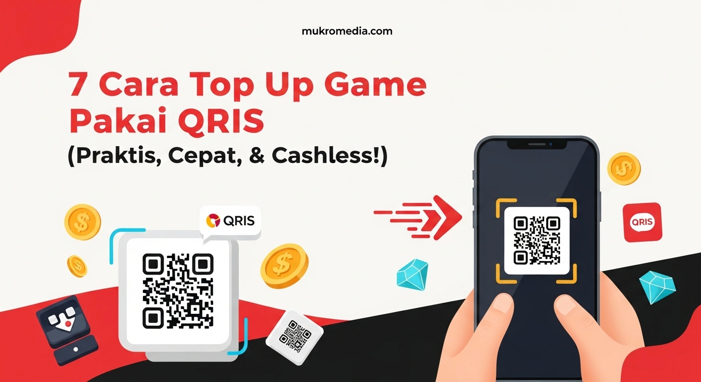 7 Cara Top Up Game Pakai QRIS (Praktis, Cepat, & Cashless!)