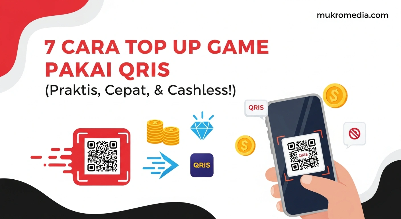 7 Cara Top Up Game Pakai QRIS (Praktis, Cepat, & Cashless!)
