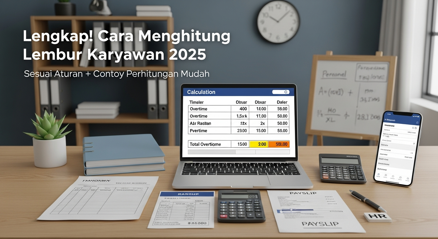 Lengkap! Cara Menghitung Lembur Karyawan 2025