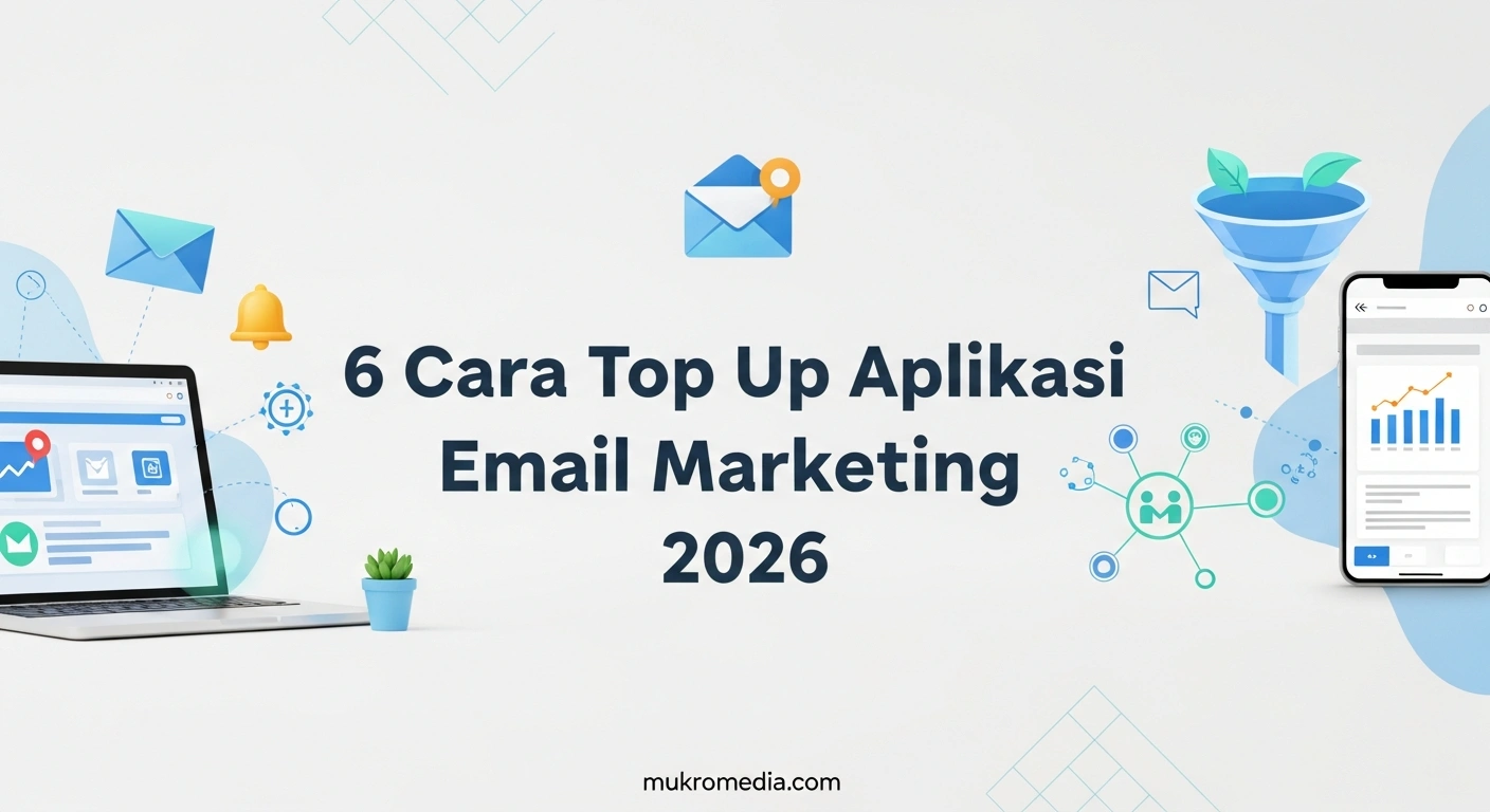 6 Cara Top Up Aplikasi Email Marketing 2026: Aman, Resmi, & Optimal