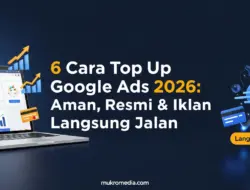 6 Cara Top Up Google Ads 2026: Aman, Resmi, & Iklan Langsung Jalan