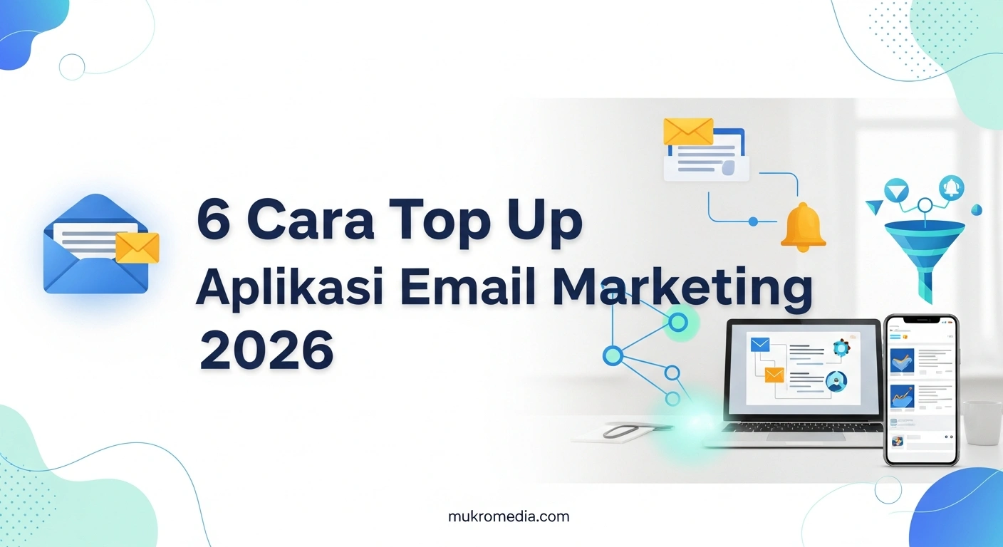 6 Cara Top Up Aplikasi Email Marketing 2026: Aman, Resmi, & Optimal
