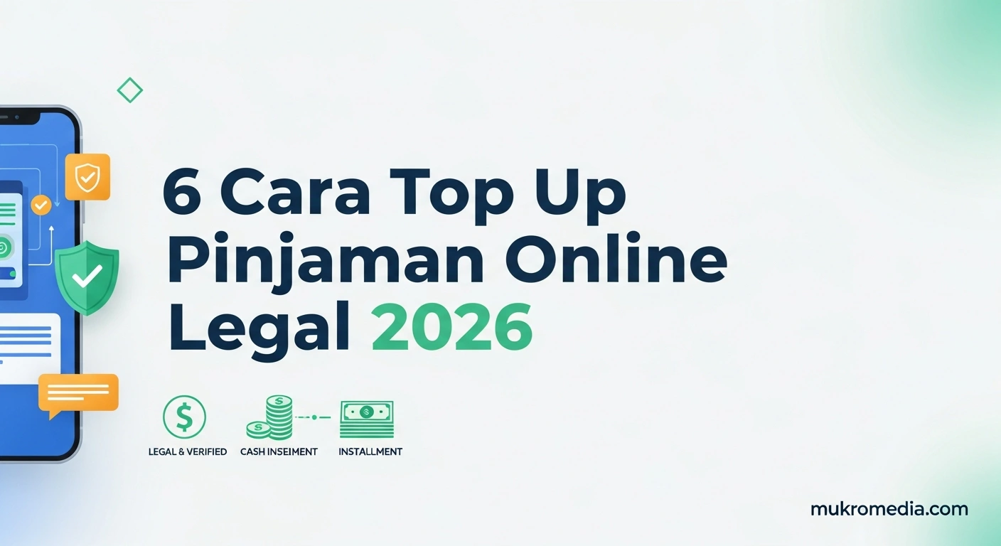 6 Cara Top Up Pinjaman Online Legal 2026: Aman & Tepat