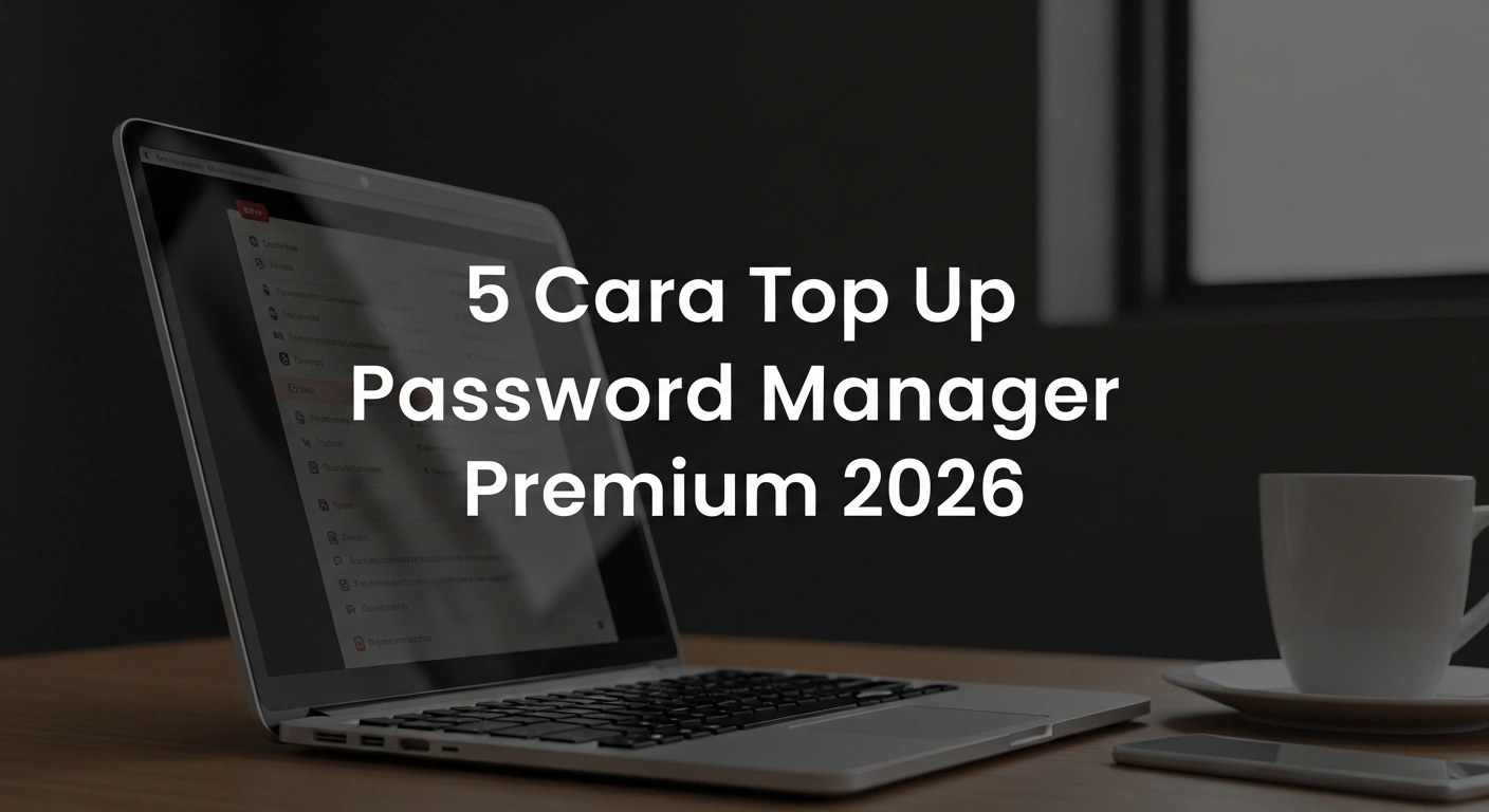 5 Cara Top Up Password Manager Premium 2026: Aman & Sinkron